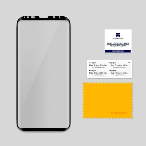 Kup Szkło hartowane Spigen GLAS.tR Case Friendly Galaxy S9+ Plus Black - SPN583 - {ean13} - Sklep Home Screen