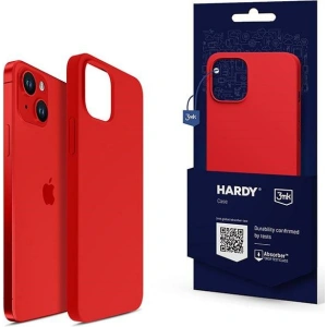 Etui 3MK Hardy Case MagSafe Apple iPhone 14 Plus / 15 Plus czerwony/red