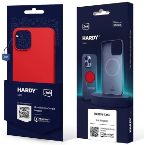 Etui 3MK Hardy Case MagSafe Apple iPhone 14 Plus / 15 Plus czerwony/red