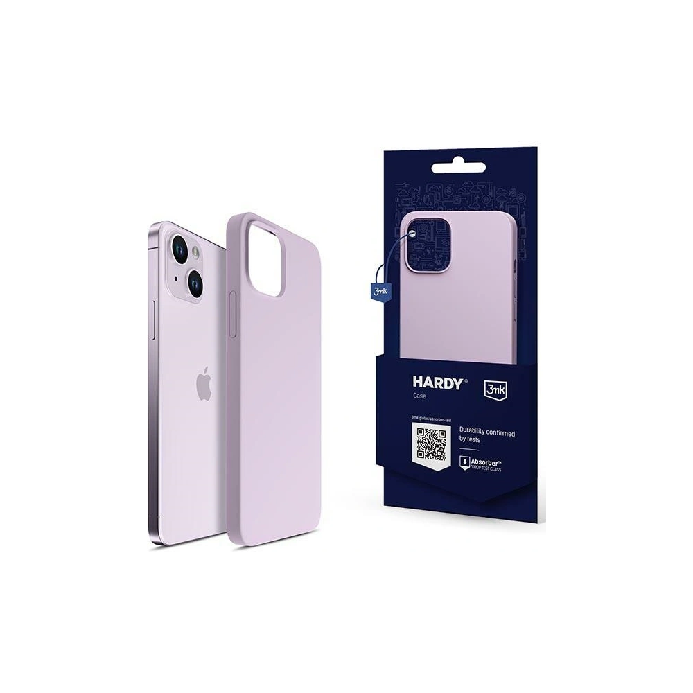 Etui 3MK Hardy Case MagSafe Apple iPhone 14 Plus / 15 Plus fioletowy/light purple