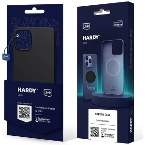 Etui 3MK Hardy Case MagSafe Apple iPhone 14 Plus / 15 Plus szary/graphite