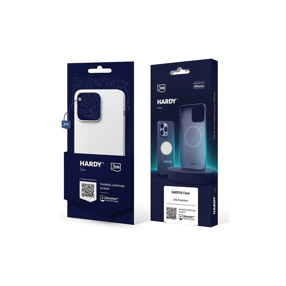 Etui 3MK Hardy Case MagSafe Apple iPhone 14 Pro biały/white