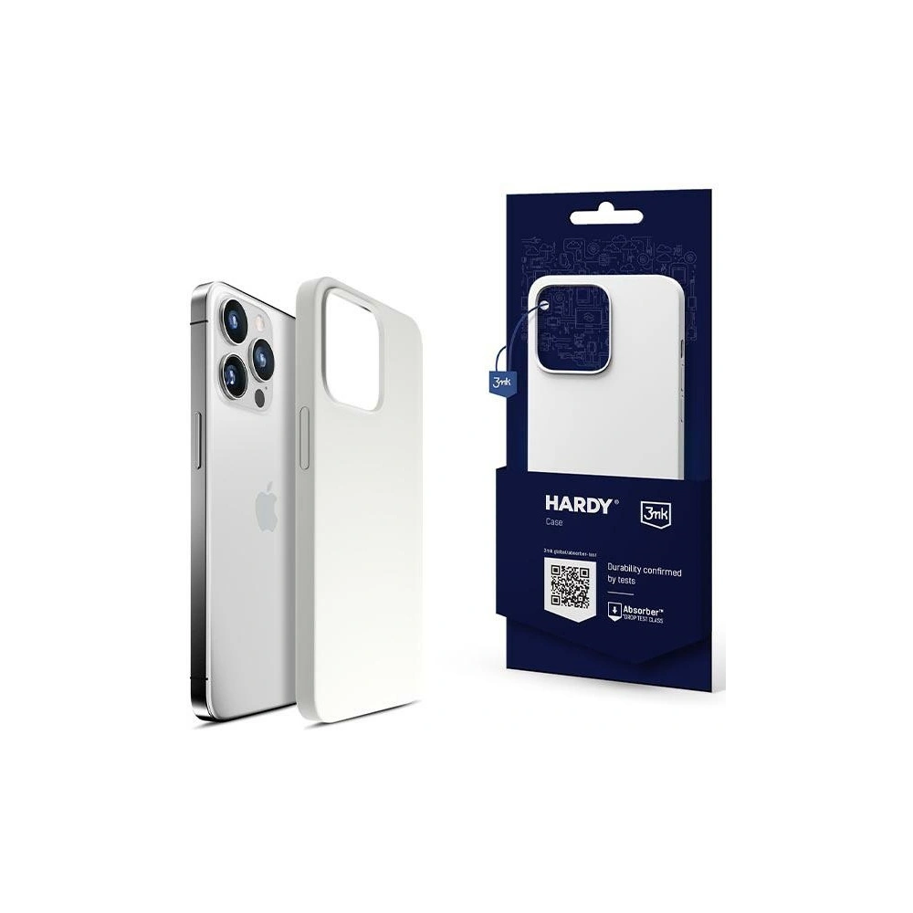Etui 3MK Hardy Case MagSafe Apple iPhone 14 Pro Max biały/white