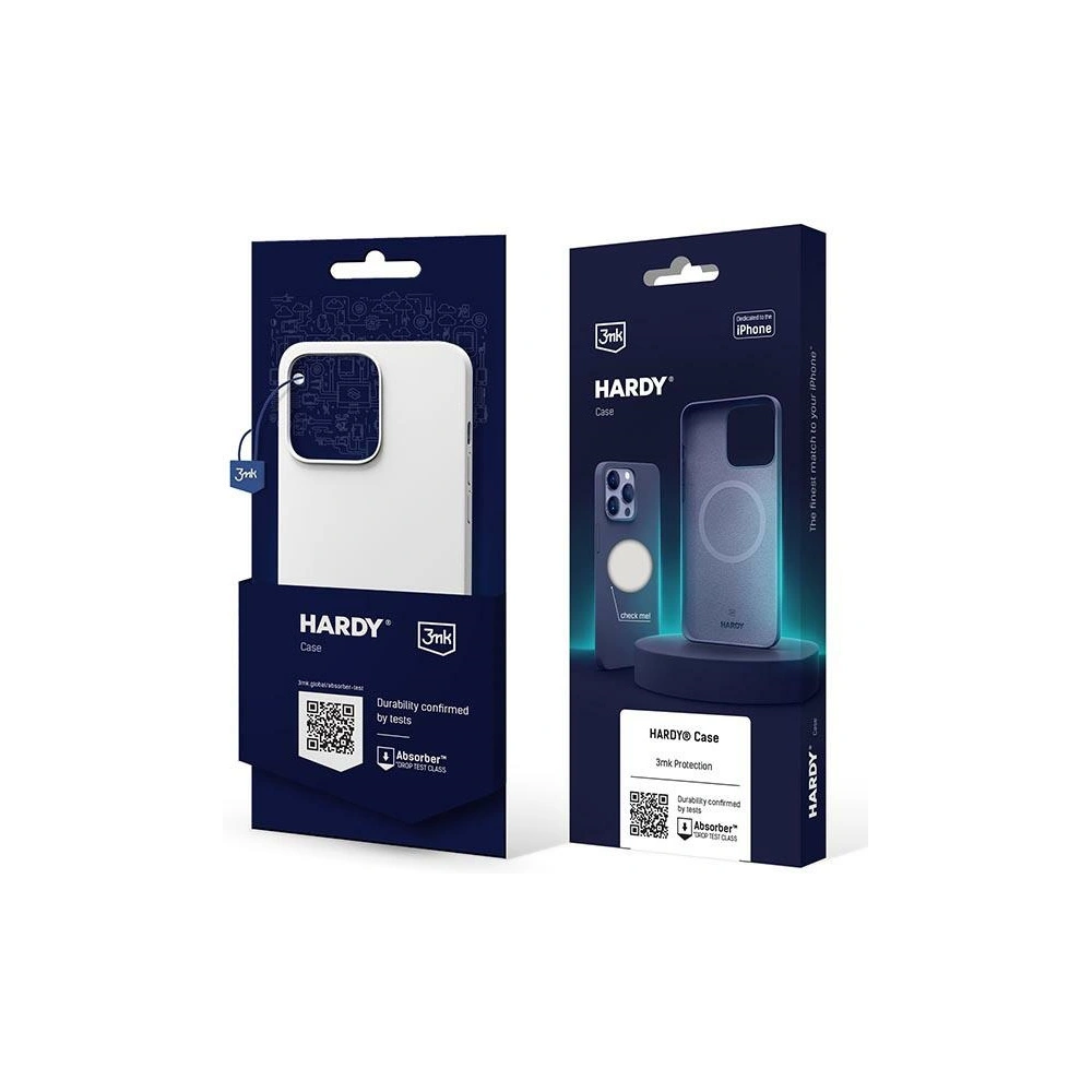 Etui 3MK Hardy Case MagSafe Apple iPhone 14 Pro Max biały/white