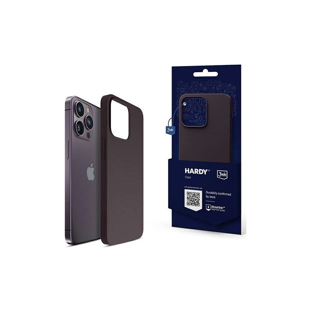 Etui 3MK Hardy Case MagSafe Apple iPhone 14 Pro Max fioletowy/deep purple