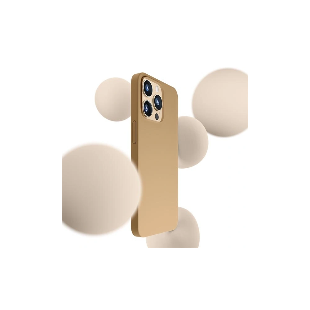 Etui 3MK Hardy Case MagSafe Apple iPhone 14 Pro Max złoty/gold