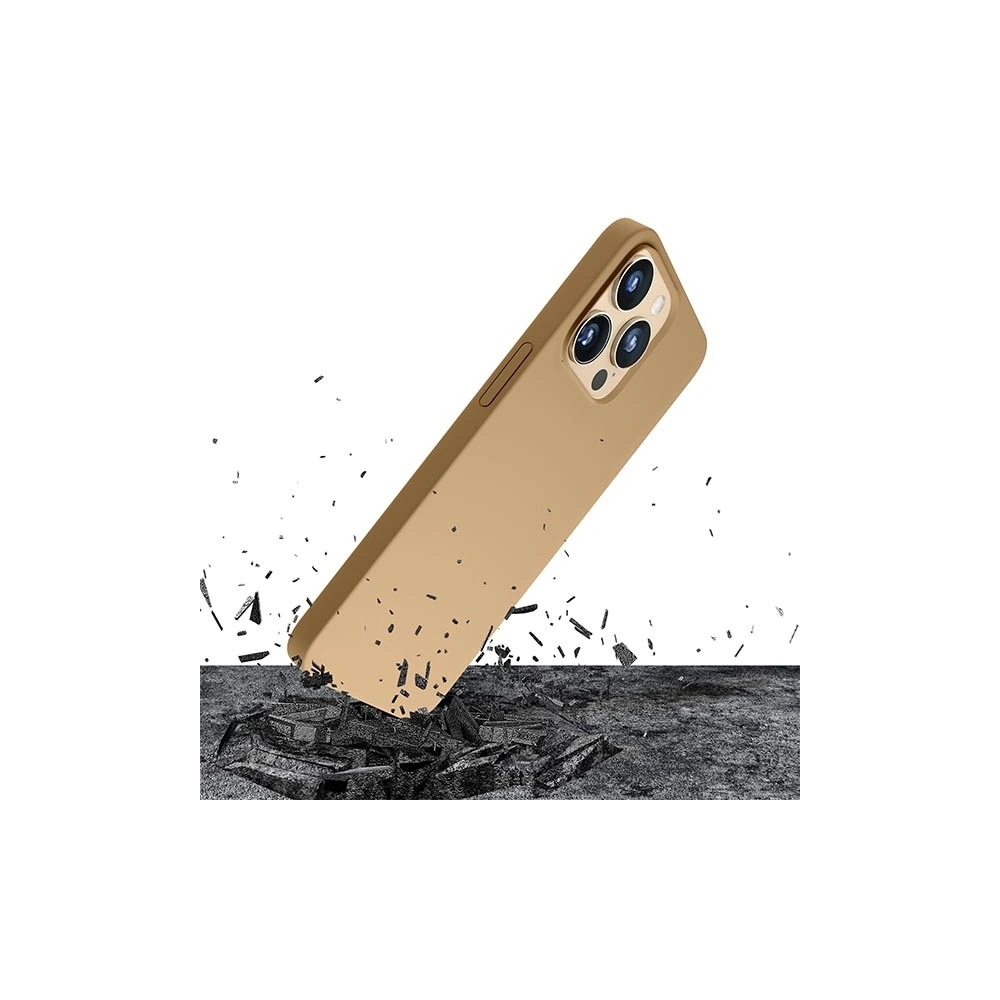 Etui 3MK Hardy Case MagSafe Apple iPhone 14 Pro Max złoty/gold