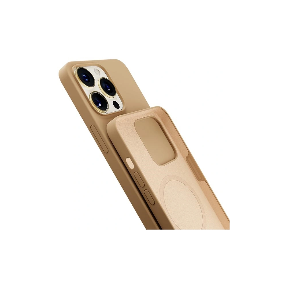 Etui 3MK Hardy Case MagSafe Apple iPhone 14 Pro Max złoty/gold