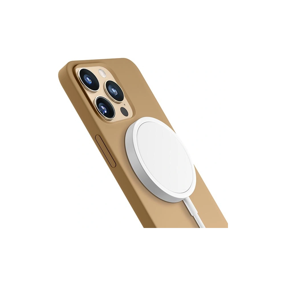 Etui 3MK Hardy Case MagSafe Apple iPhone 14 Pro Max złoty/gold