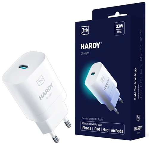 Kup 3MK Apple Ladegerät Hardy GaN-Ladegerät für 33W Power Delivery USB-C - 3MK4699 - {ean13} - Sklep Home Screen