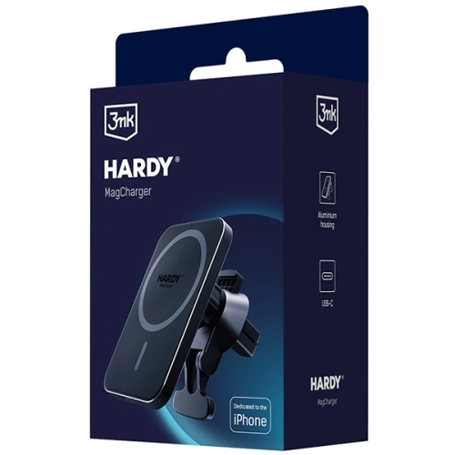 Kup Upevnění do auta s bezdrátovým nabíjením pro Apple MagSafe 3MK Hardy MagCharger 15W - 3MK4700 - {ean13} - Sklep Home Screen