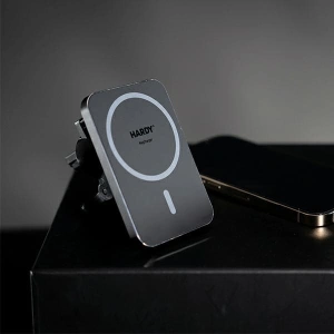 Kup Apple 3MK Autohalterung mit kabelloser Ladefunktion für MagSafe Hardy MagCharger 15W - 3MK4700 - {ean13} - Sklep Home Screen