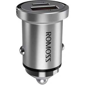 Kup Încărcător auto Romoss AU45T, USB + USB-C, PD + QC 45W (argintiu) - ROM47 - {ean13} - Sklep Home Screen