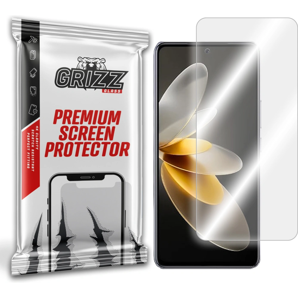 Szkło hybrydowe GrizzGlass HybridGlass do Vivo V27e