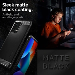Kup Etui Spigen Rugged Armor Xiaomi Redmi Note 12 Pro+ Plus 5G Matte Black - SPN2827 - {ean13} - Sklep Home Screen
