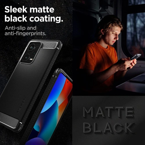 Kup Etui Spigen Rugged Armor Xiaomi Redmi Note 12 Pro+ Plus 5G Matte Black - SPN2827 - {ean13} - Sklep Home Screen
