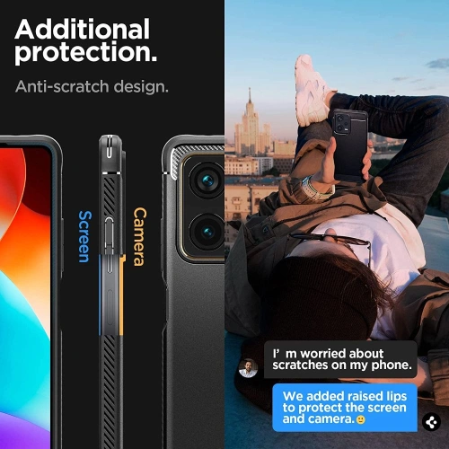 Kup Etui Spigen Rugged Armor Xiaomi Redmi Note 12 Pro+ Plus 5G Matte Black - SPN2827 - {ean13} - Sklep Home Screen