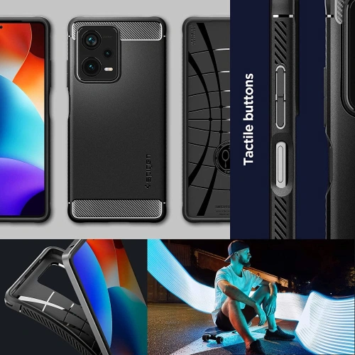 Kup Etui Spigen Rugged Armor Xiaomi Redmi Note 12 Pro+ Plus 5G Matte Black - SPN2827 - {ean13} - Sklep Home Screen