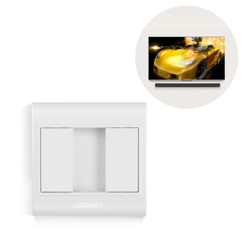 Kup Nástěnný rám UGREEN HDMI (Socket 86) bílý - UGR1481 - {ean13} - Sklep Home Screen