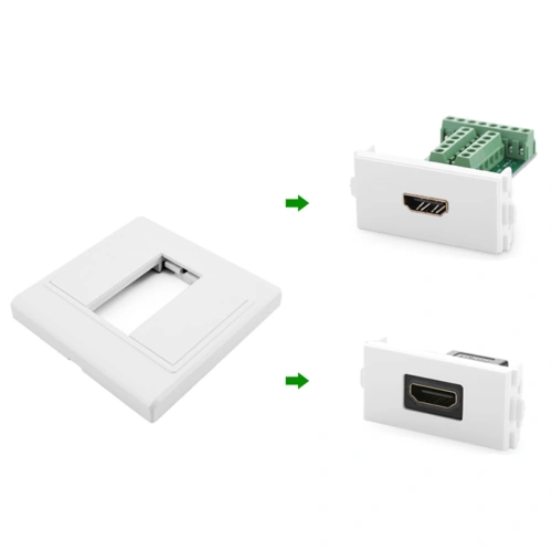 Kup Nástěnný rám UGREEN HDMI (Socket 86) bílý - UGR1481 - {ean13} - Sklep Home Screen