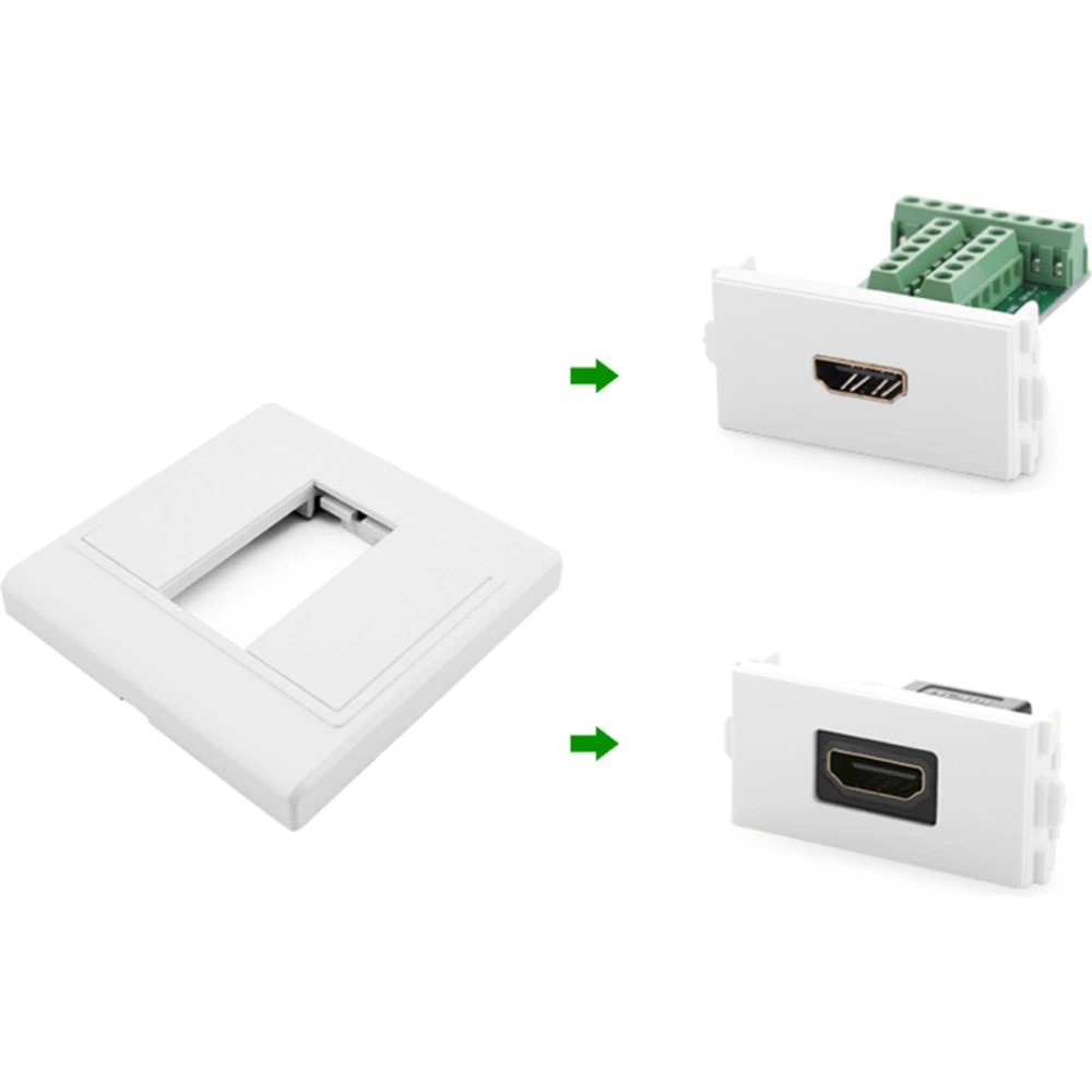 Ramka naścienna UGREEN HDMI (Socket 86) biała