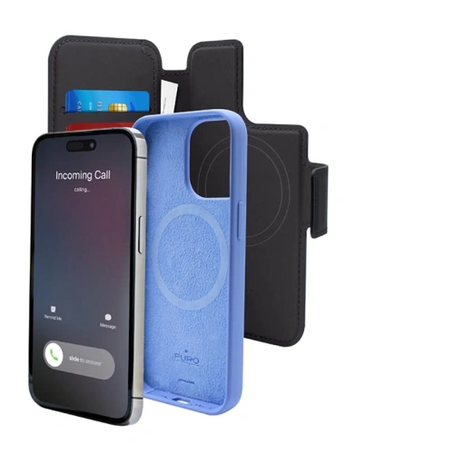 Kup Etui PURO Folio MagSafe Case Apple iPhone 14 Pro/13 Pro (czarny) - PUR656 - {ean13} - Sklep Home Screen