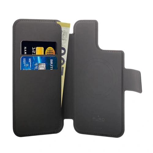 Buy PURO Folio MagSafe Case Apple iPhone 14 Plus / 15 Plus/12 Pro Max (black) - PUR657 - {ean13} - Home Screen Store Europe
