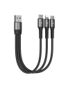 Kup Cablul Joyroom S-01530G11 3w1 USB-A/2x USB-C - Lightning 3.5A 0,15m (negru) - JYR643 - {ean13} - Sklep Home Screen