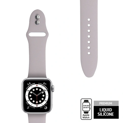 Kup Pasek Crong Liquid Apple Watch 4/5/6/7/SE/8/9/10 40/41/42mm (šedá levandule) - CRG590 - {ean13} - Sklep Home Screen
