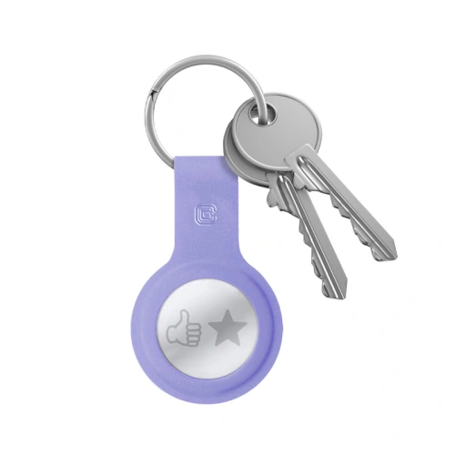 Kup Brelok Crong Silicone Case with Key Ring Apple AirTag (fioletowy) - CRG591 - {ean13} - Sklep Home Screen