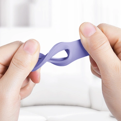 Buy Crong Silicone Case with Key Ring Apple AirTag pendant (purple) - CRG591 - {ean13} - Home Screen Store Europe