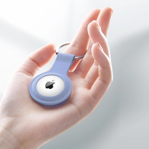 Buy Crong Silicone Case with Key Ring Apple AirTag pendant (lavender) - CRG592 - {ean13} - Home Screen Store Europe