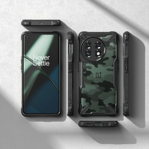 Kup Etui Ringke Fusion-X Design OnePlus 11 5G Camo (Moro) Negru - RGK1799 - {ean13} - Sklep Home Screen