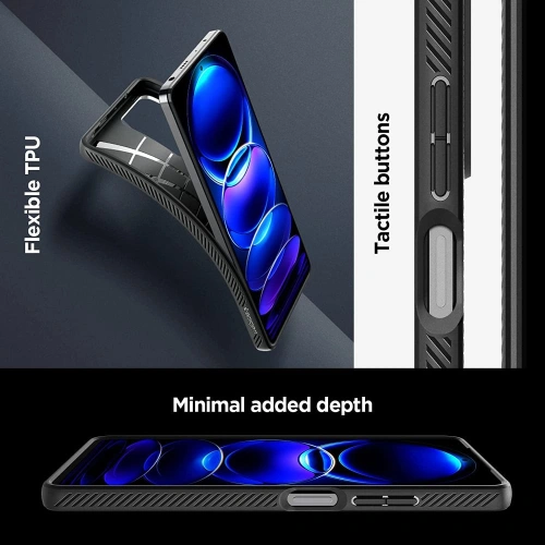 Kup Spigen Xiaomi Case Liquid Air Redmi Note 12 Pro/POCO X5 Pro 5G Mattschwarz - SPN2828 - {ean13} - Sklep Home Screen