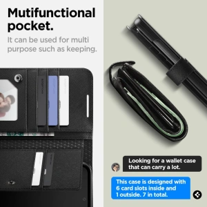 Buy Case Spigen Wallet S Plus Samsung Galaxy A54 5G Black - SPN2829 - {ean13} - Home Screen Store Europe