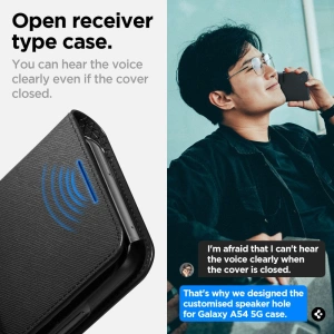 Buy Case Spigen Wallet S Plus Samsung Galaxy A54 5G Black - SPN2829 - {ean13} - Home Screen Store Europe