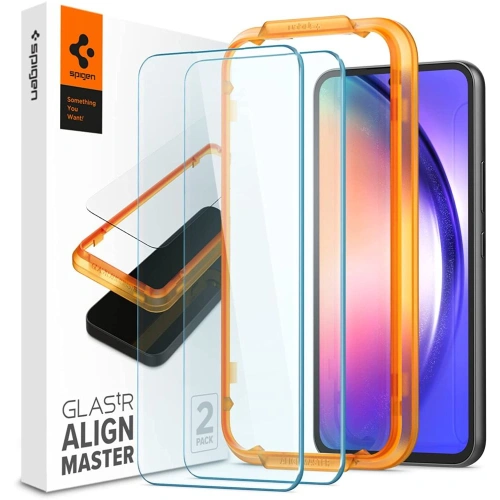 Kup Sticlă securizată Spigen GLAS.tR Slim AlignMaster Samsung Galaxy A54 5G Clear [2 PACK] - SPN2830 - {ean13} - Sklep Home Screen