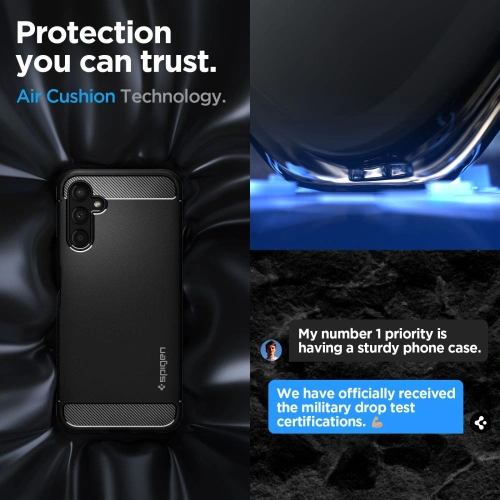 Kup Spigen Samsung Gehäuse Rugged Armor Galaxy A14 LTE Mattschwarz - SPN2833 - {ean13} - Sklep Home Screen