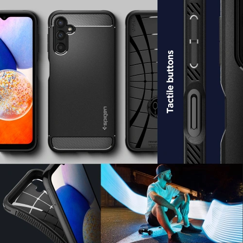 Kup Spigen Samsung Gehäuse Rugged Armor Galaxy A14 LTE Mattschwarz - SPN2833 - {ean13} - Sklep Home Screen