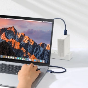 Cablul Joyroom S-CC100A4 USB-C/USB-C 100W 1,2m albastru