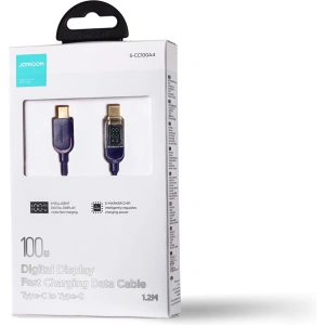 Kabel Joyroom S-CC100A4 USB-C/USB-C 100W 1,2m modrý
