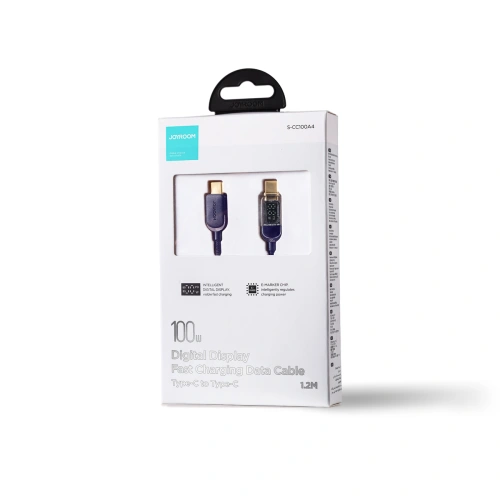 Buy Cable Joyroom S-CC100A4 USB-C/USB-C 100W 1.2m blue - JYR645 - {ean13} - Home Screen Store Europe