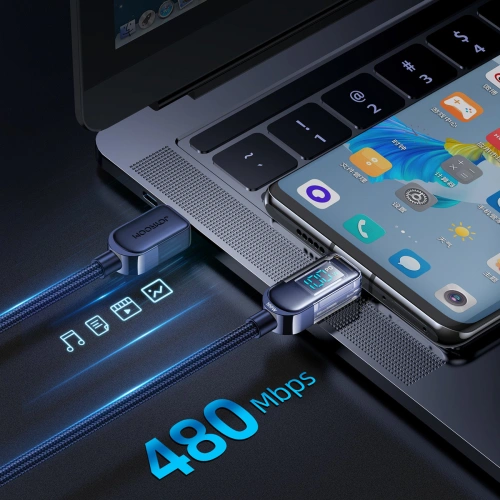Kup Cablul Joyroom S-CC100A4 USB-C/USB-C 100W 1,2m albastru - JYR645 - {ean13} - Sklep Home Screen