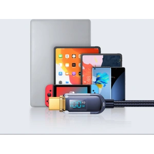 Kabel Joyroom S-CC100A4 USB-C/USB-C 100W 1,2m modrý