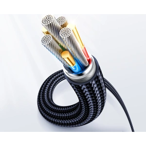 Kabel Joyroom S-CC100A4 USB-C/USB-C 100W 1,2m modrý