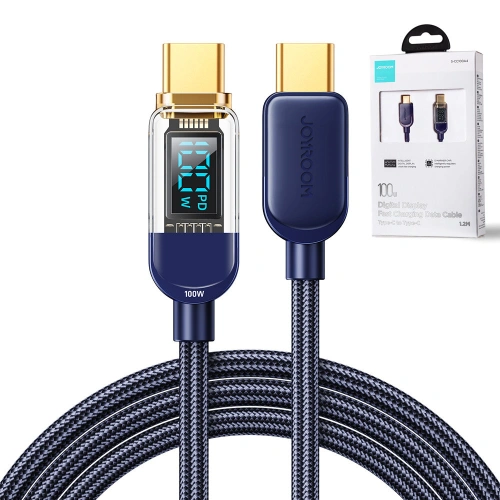 Buy Cable Joyroom S-CC100A4 USB-C/USB-C 100W 1.2m blue - JYR645 - {ean13} - Home Screen Store Europe