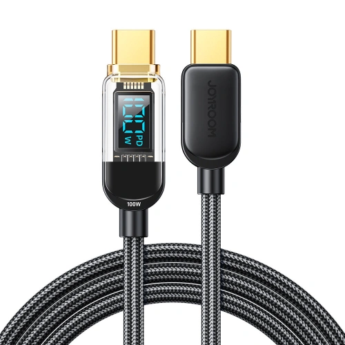Kup Kabel Joyroom S-CC100A4 USB-C/USB-C 100W 1,2m černý - JYR646 - {ean13} - Sklep Home Screen