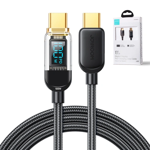 Kup Kabel Joyroom S-CC100A4 USB-C/USB-C 100W 1,2m černý - JYR646 - {ean13} - Sklep Home Screen