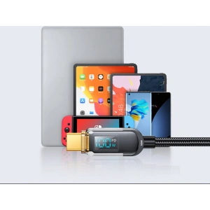 Kabel Joyroom S-CC100A4 USB-C/USB-C 100W 1,2m černý
