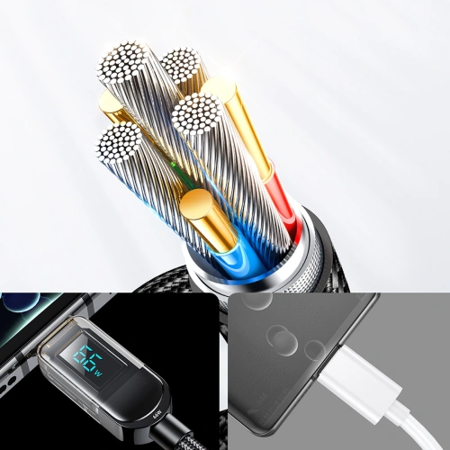 Kup Kábel Joyroom S-AC066A4 USB-A/USB-C 66W 1,2m fekete - JYR647 - {ean13} - Sklep Home Screen